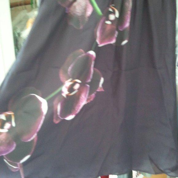 Altuzarra Target Purple Orchids Dress Size 2  NWOT - Picture 4 of 6